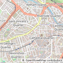 Map of Sheffield