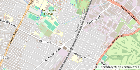 Map of Leicester