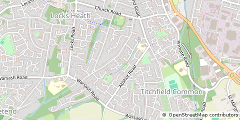 Map of Southampton, Hampshire