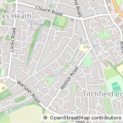Map of Southampton, Hampshire