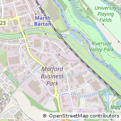 Map of Exeter, Devon
