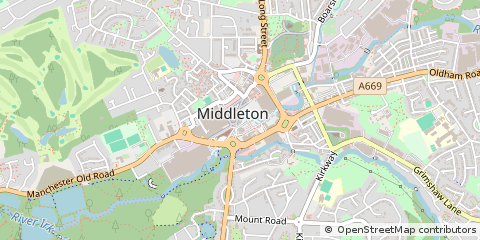 Map of Manchester