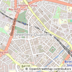 Map of Birmingham, West Midlands