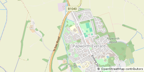 Map of Cambridge, Cambridgeshire