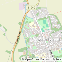 Map of Cambridge, Cambridgeshire