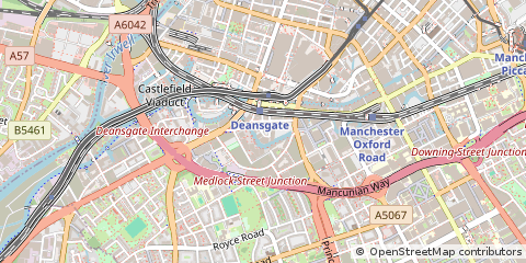 Map of Manchester