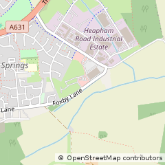Map of Gainsborough, Lincolnshire