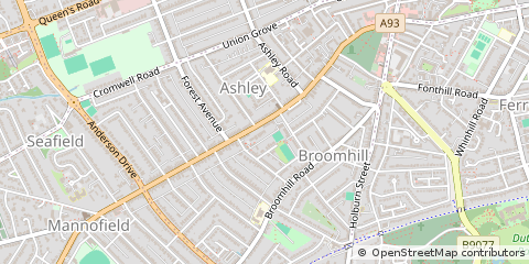 Map of Aberdeen