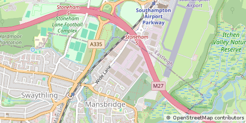 Map of Southampton, Hampshire