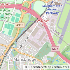 Map of Southampton, Hampshire