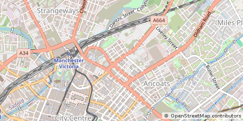 Map of Manchester