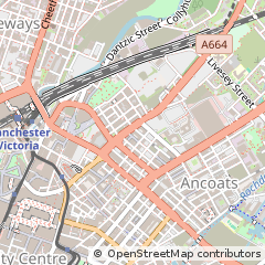 Map of Manchester