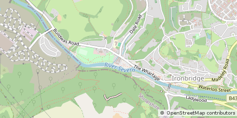 Map of Telford, Shropshire