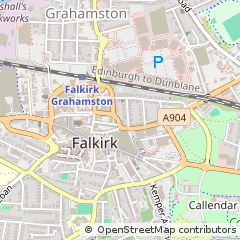 Map of Falkirk