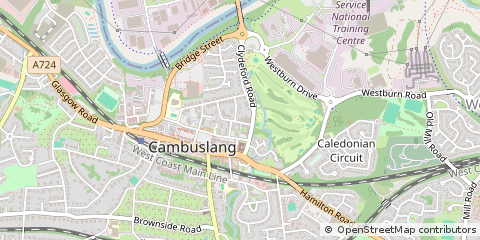 Map of Glasgow