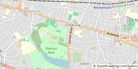 Map of Bexleyheath, Kent