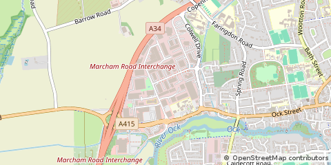 Map of Abingdon, Oxfordshire