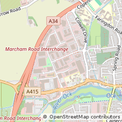 Map of Abingdon, Oxfordshire