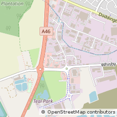Map of Lincoln, Lincolnshire