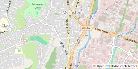 Map of Swansea