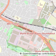 Map of Stoke-on-Trent, Staffordshire