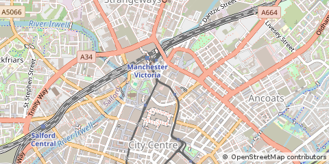 Map of Manchester