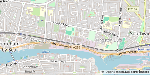 Map of Shoreham-by-SEA