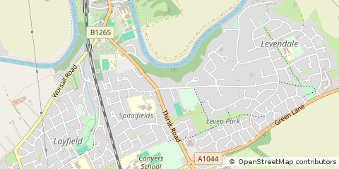 Map of Yarm, Stockton on Tees