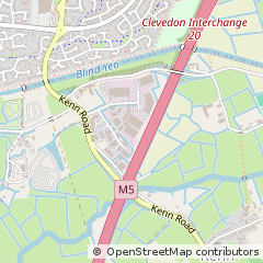 Map of Clevedon, North Somerset
