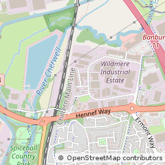 Map of Banbury, Oxon