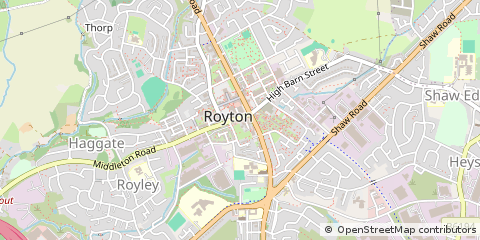 Map of Oldham