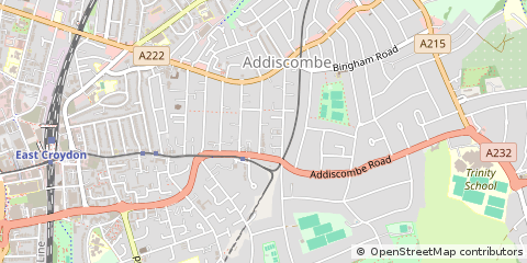 Map of Croydon, London