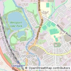 Map of Stoke-on-Trent, Staffordshire