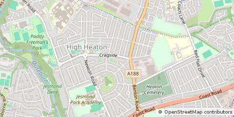Map of Newcastle Upon Tyne