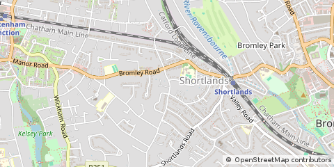 Map of Bromley