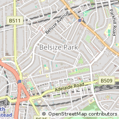 Map of Belsize Park, London