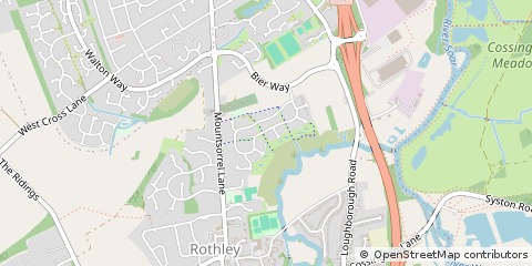 Map of Leicester