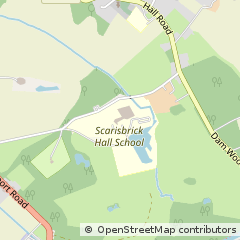 Map of Ormskirk, Lancashire