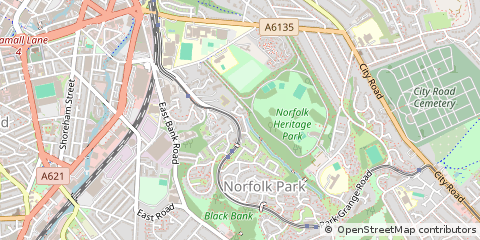 Map of Sheffield