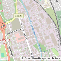 Map of Gateshead
