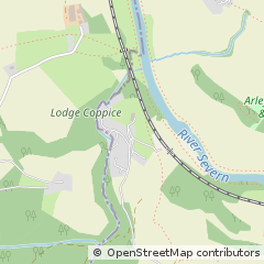 Map of Bewdley, Worcestershire