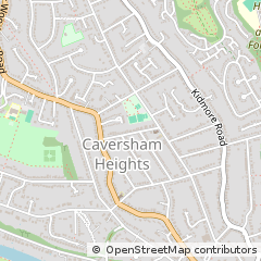 Map of Reading, Berkshire