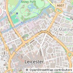 Map of Leicester