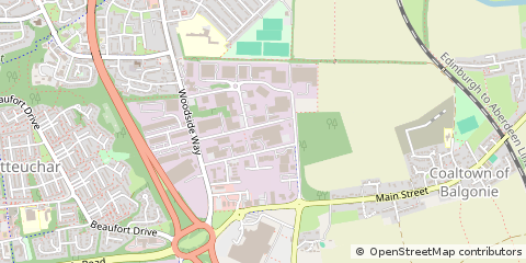 Map of Glenrothes, Fife
