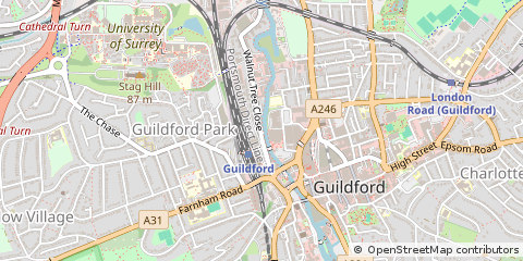 Map of Guildford