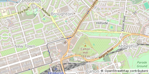 Map of Edinburgh