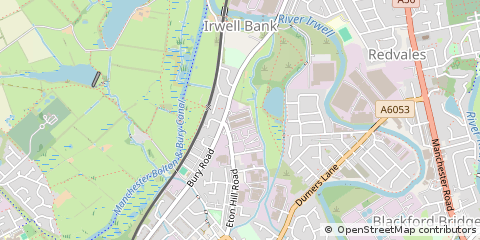 Map of Radcliffe, Manchester