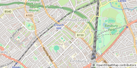 Map of Islington, London