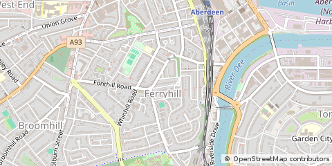 Map of Aberdeen