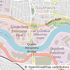 Map of Sunderland